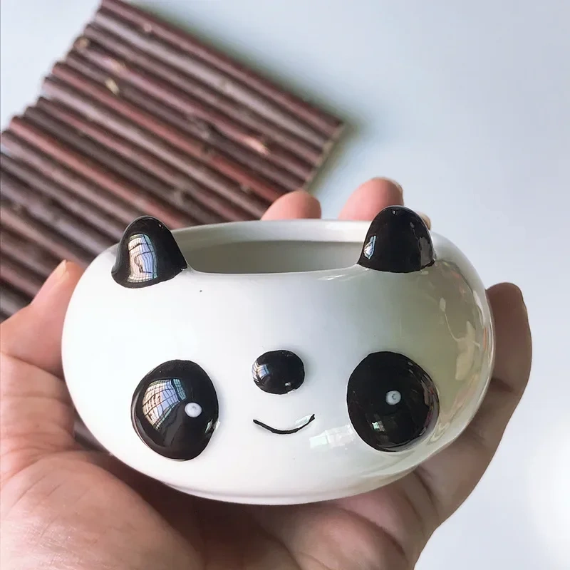 Hamster Ceramic Feeder Bowl Food Dish Small Animal Water Food Feeding Bowl for Gerbil Chinchilla Rat Ferret Hedgehog