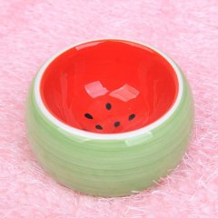 Hamster Ceramic Feeder Bowl Food Dish Small Animal Water Food Feeding Bowl for Gerbil Chinchilla Rat Ferret Hedgehog