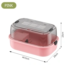 Hamster Cage Deluxe Large Space Villa Indoor Openable Top Pet Cages Guinea Pig Small Animal Cage For Hedgehog Pets Supplies