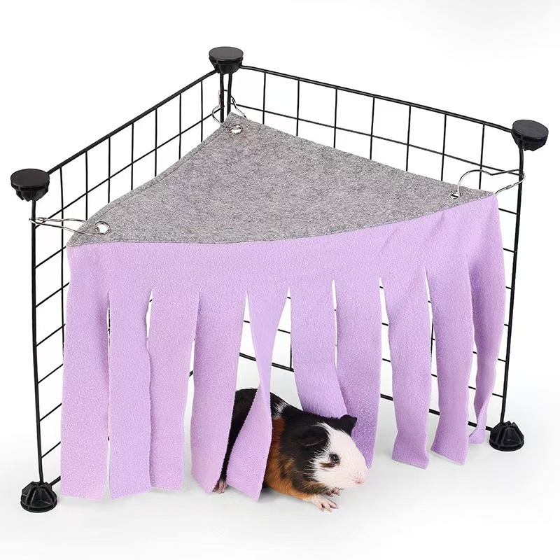 Tassel Strip Pet Tent Hideout Hideaway Guinea Pig Hamster Hedgehog Hammock Curtain Small Pets Hanging Bed Corner Nest Mat House
