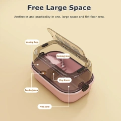 Hamster Cage Deluxe Large Space Villa Indoor Openable Top Pet Cages Guinea Pig Small Animal Cage For Hedgehog Pets Supplies