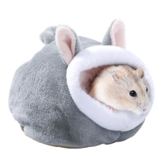 Windproof Hamster Nest Hamster House Glider Guinea Pigs Bunny Winter Plushy Nest