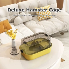 Hamster Cage Deluxe Large Space Villa Indoor Openable Top Pet Cages Guinea Pig Small Animal Cage For Hedgehog Pets Supplies