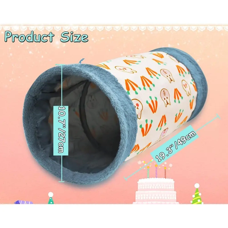 Guinea-Pig Rabbit Tunnel-Tube Toys Bunny Hamster Hideout Small Animal Activity Tunnels Hideaway Accessoies Pet Products