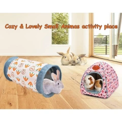 Guinea-Pig Rabbit Tunnel-Tube Toys Bunny Hamster Hideout Small Animal Activity Tunnels Hideaway Accessoies Pet Products