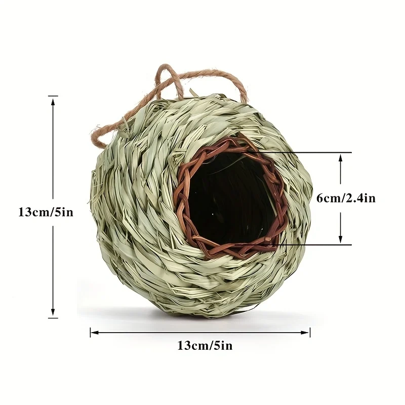 Handcrafted Hummingbird Nest House - Perfect for Outdoor Home Decoration and Gardening!