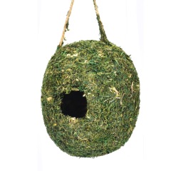 1PC Grass Nest Hand-woven Hibiscus Grass Gourd Bird House