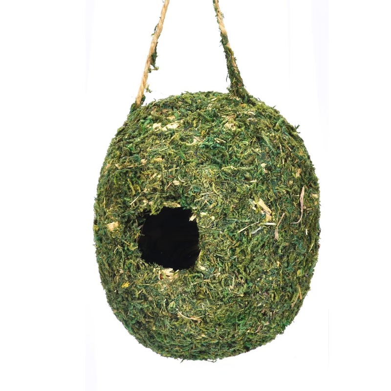 1PC Grass Nest Hand-woven Hibiscus Grass Gourd Bird House