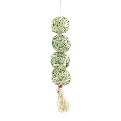 Small Animals Chew Toys Hanging Chew Balls for Bunny Rabbit Chinchilla Guinea Pig Chinchilla Bunny