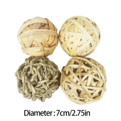 7CM Rabbit Ball Toys Bunny Treats Toys For Teething Small Animal Chew Toys Grass Ball For Dwarf Hamster Rabbits Guinea Pigs Ger1Pcs Natural Rabbits Chew Rattan Ball Small Animal Activity Toys Bird Parrot Play Toy Guinea Pigs Gerbil Grass Ball 

Product Fe