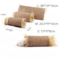 Rabbit Hideaway Toy Animal Grass Straw Bunny Tunnel Toy Breathable Guinea Pig Tunnel Hamster Accessories туннель для хомяка