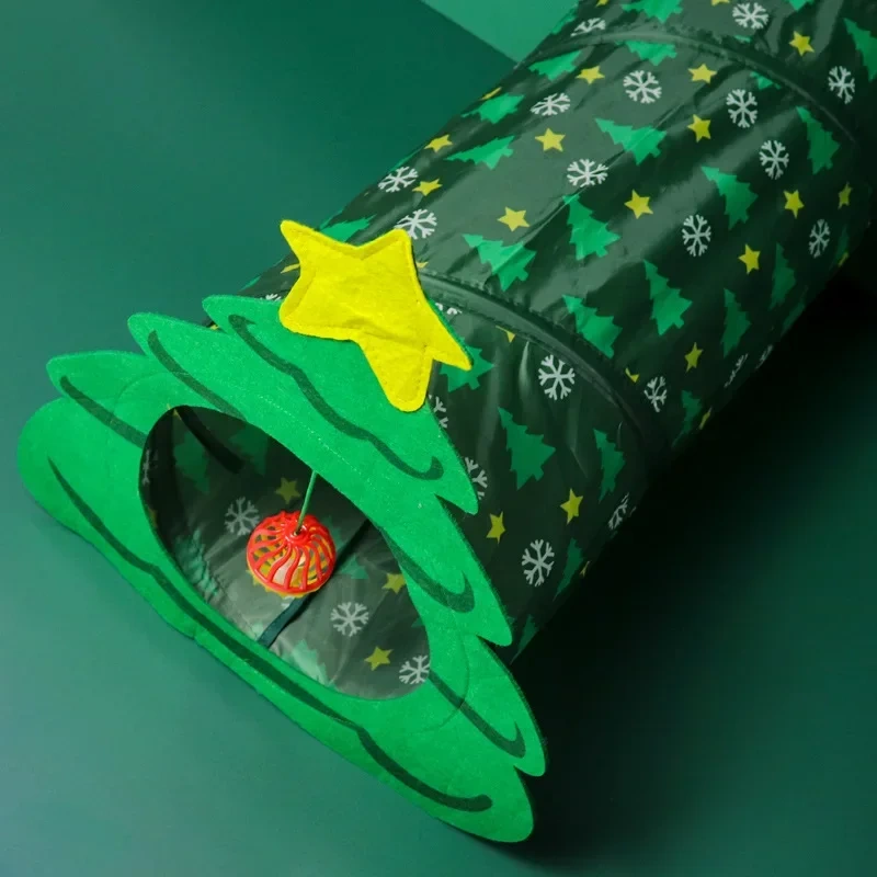 Christmas Tree Funny Cat Toy Cat Toy Self-pleasure Relief Artifact Cat Tunnel  Pet Toys