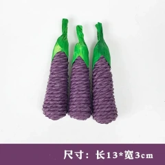 1pc Hamster Rabbit Chew Toy Bite Grind Teeth Toy Corn Carrot Woven Balls for Tooth Cleaning Radish Molar Toys funny Pet Supplies