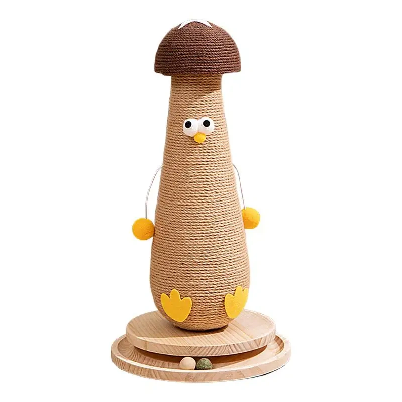 Sisal Scratching Post Mushroom Protection Furniture For Cats Itching Facilities Cat Tree Toy Accessories Pet Products