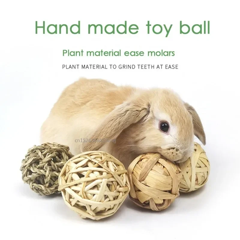 7CM Rabbit Ball Toys Bunny Treats Toys For Teething Small Animal Chew Toys Grass Ball For Dwarf Hamster Rabbits Guinea Pigs Ger1Pcs Natural Rabbits Chew Rattan Ball Small Animal Activity Toys Bird Parrot Play Toy Guinea Pigs Gerbil Grass Ball 

Product Fe