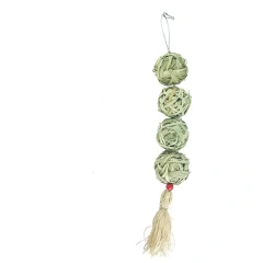 Small Animals Chew Toys Hanging Chew Balls for Bunny Rabbit Chinchilla Guinea Pig Chinchilla Bunny