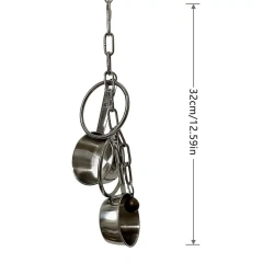 Stainless Steel Bird Toys Stainless Steel Small Bird Toys Hang Bell Ornaments Pet Parrot Bell Toy Bird Chewing Toy With Sweet