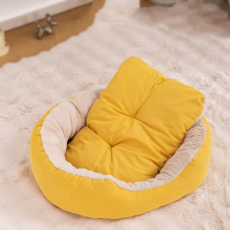 Thickened, detachable and washable pet cat and dog winter warm nest