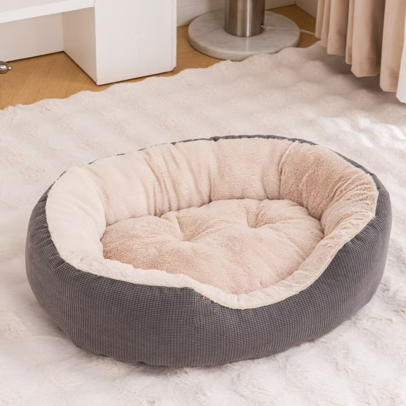 Thickened, detachable and washable pet cat and dog winter warm nest