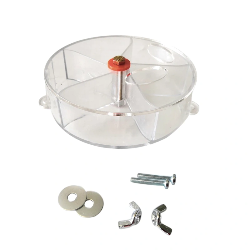 Rotate Parrot Foraging Toy Creative Chewing Bird Bite Toy Wheel Shape Birds Puzzle Feed Food Box Parakeet Cockatiel Conure