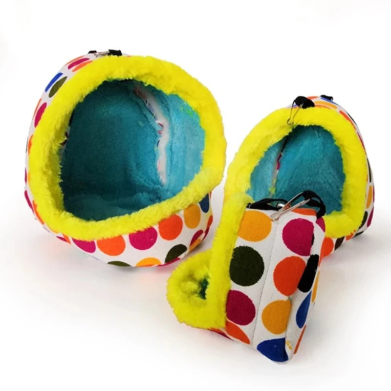 Winter Warm Bird Parrot Nest House Hanging Bed Cave for Parakeet Hamster Sleeping Bag Toy S/M/L Bird Supplies