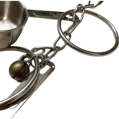 Stainless Steel Bird Toys Stainless Steel Small Bird Toys Hang Bell Ornaments Pet Parrot Bell Toy Bird Chewing Toy With Sweet