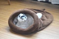 Soft Cat Sleeping Bag Small Cats Tent Yurt Bed Warm Pet House Lovely puppy Kennel Cushion Pets Supplies ZL223-3