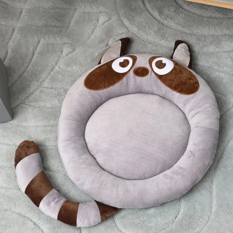 Cat Beds for Indoor Cats,19.68 Inch Dog Bed for Small Melium Dogs, Washable-Round Pet Bed for Puppy and Kitten