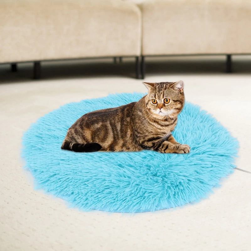 Cat Heating Mat Plush Four Seasons USB Charging Interface Pet Electric Blanket Heating Pad Mat for Small Dogs Cats Cat Plush Mat