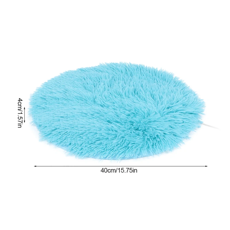 Cat Heating Mat Plush Four Seasons USB Charging Interface Pet Electric Blanket Heating Pad Mat for Small Dogs Cats Cat Plush Mat