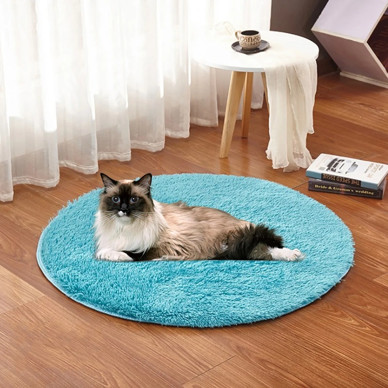 Cat Heating Mat Plush Four Seasons USB Charging Interface Pet Electric Blanket Heating Pad Mat for Small Dogs Cats Cat Plush Mat