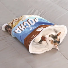 Cat Bed Autumn and Winter Removable Warm Cat Sleeping Bag Deep Sleep Pet Dog Bed House Cats Nest Cushion Dog Bed  Cat House