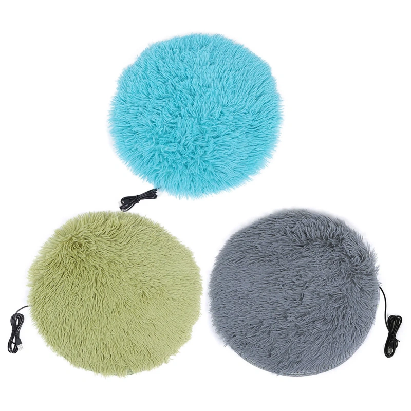 Cat Heating Mat Plush Four Seasons USB Charging Interface Pet Electric Blanket Heating Pad Mat for Small Dogs Cats Cat Plush Mat