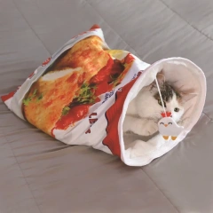 Cat Bed Autumn and Winter Removable Warm Cat Sleeping Bag Deep Sleep Pet Dog Bed House Cats Nest Cushion Dog Bed  Cat House