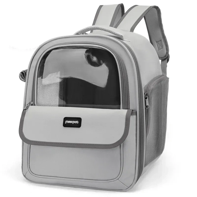 JBTP New Portable Pet Carriers Breathable Mesh Dog Backpack Foldable Large Capacity Cat Carrying Bag Outdoor Travel Pet Supplies