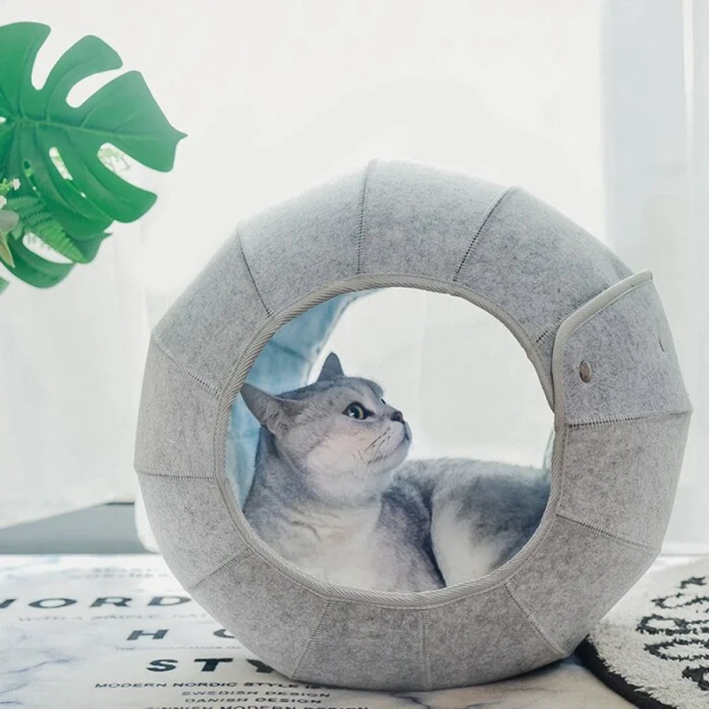 Circular Cat Tunnel, Nest, Cat Bed, Ball Interactive, Multifunctional, Collapsible, Breathable, Pet Supplies