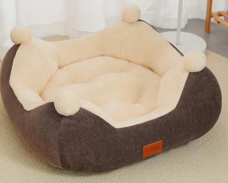 Winter Warm Cat and Dog Nests Open Rabbit Velvet Square Nests Thickened Pet Nests Four Seasons General Pet Supplies