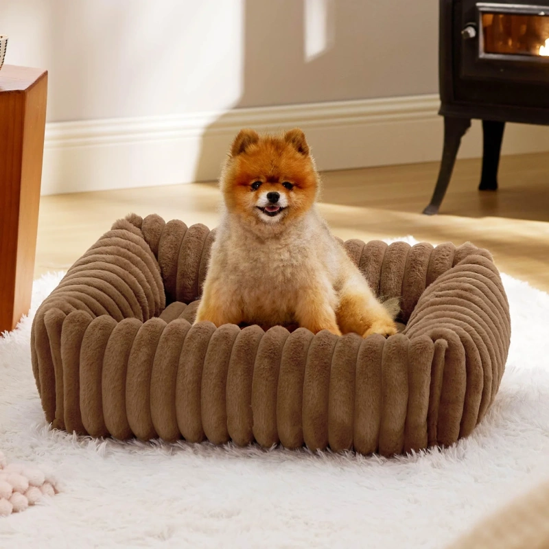 Luxury Bed for A Small Dog Warm Cat Sofa Nest Pet Comfortable Plush Puppy Bed Removable Washed for Small Animal Dog Accessories