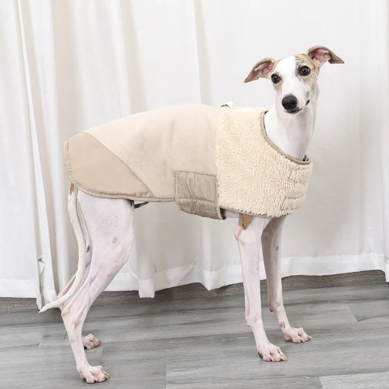 smvp Pet autumn winter thick short sleeved windproof adjustable down cotton jacket warm double-sided vest pet clothing