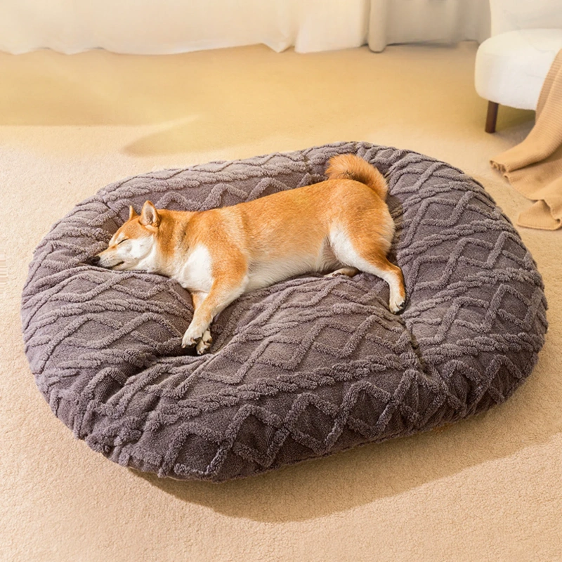 Dog Bed for Large Medium Small Dogs Sleeping Mat Non-Slip Bottom Breathable Soft Puppy Bed DurableCalming Pet Cuddler