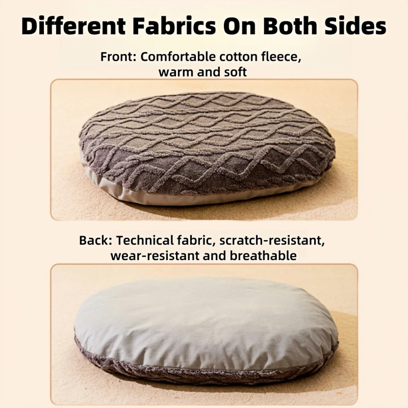 Dog Bed for Large Medium Small Dogs Sleeping Mat Non-Slip Bottom Breathable Soft Puppy Bed DurableCalming Pet Cuddler