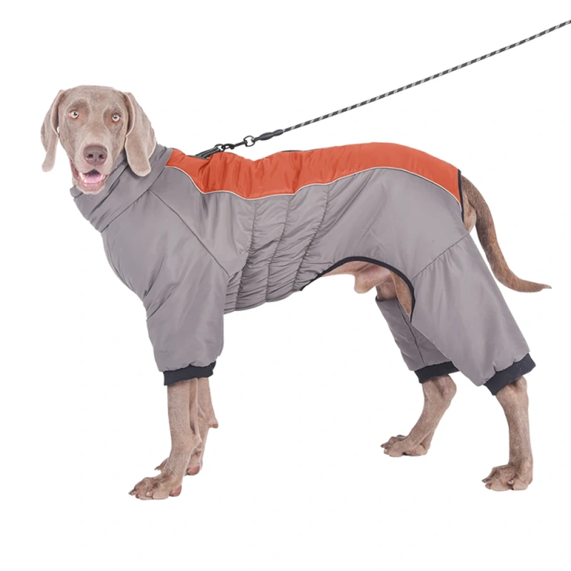 Reflective Big Dog Jacket Winter Warm Dog Clothes for Medium Large Dogs Waterproof Pet Coat Labrador Greyhound Vest Overalls