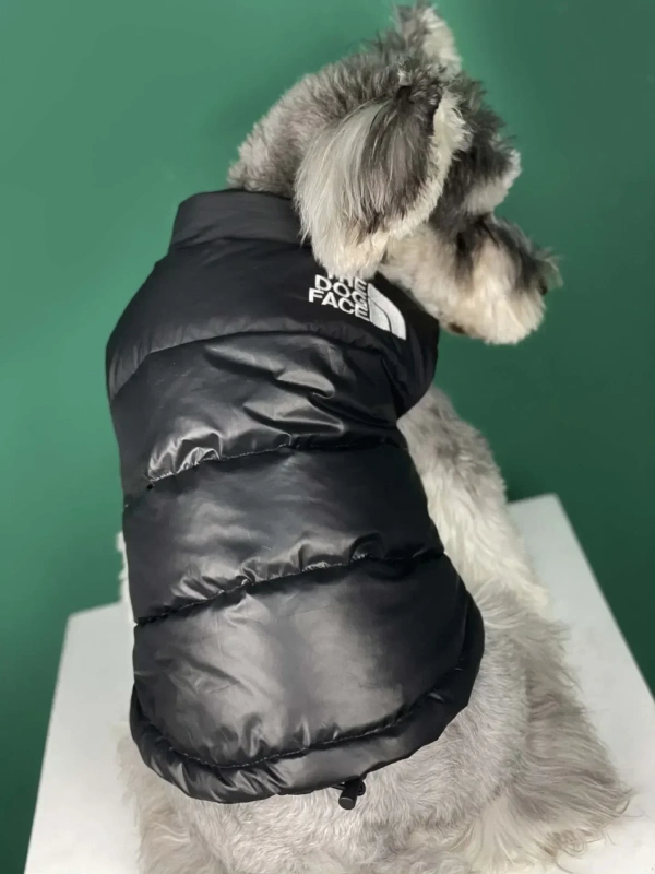 Dog Clothes Autumn Winter Dog Jacket Teddy Schnauzer Bomei Corgi Pet Black Warm Down Vest Dog Clothes for Small Big Dogs