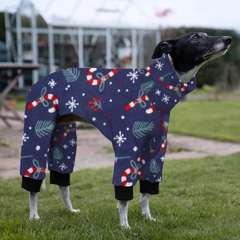 Dog Pajamas New Fashionable Pets Long Sleeve Pajamas For Medium Large Dogs Pets High Collar Autumn Winter Jumpsuit Clothes