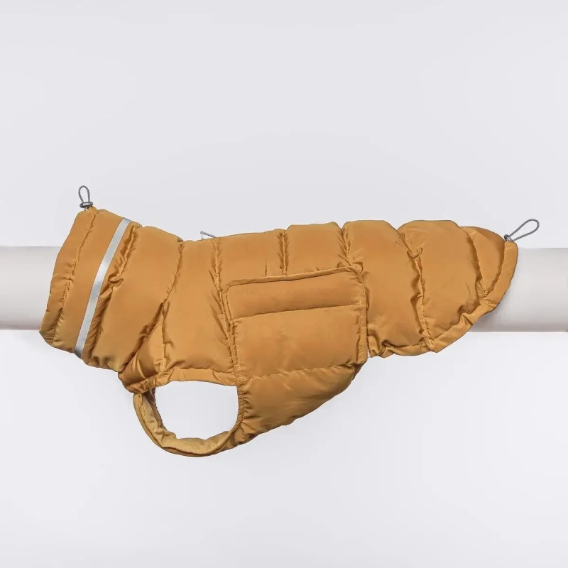 Winter Warm Dog Clothes Thick Reflective Snowsuit Pet Dog Down Jacket for Large Breed Dogs Parkas Clothing for Whippet Greyhound