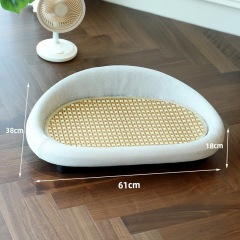 Sisal Cat Scratcher Pet Couch Chair for Comfort and Support Kitten Puppy