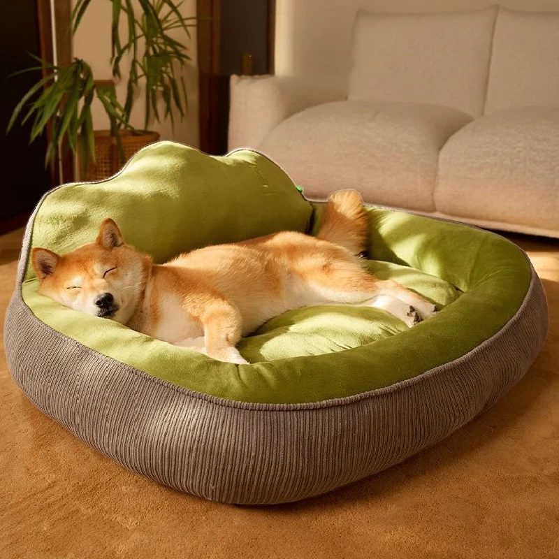 Warm Dog Sofa Bed Thickened Plush Dog Kennel Mattress Large Cat Nest Sofa Washable Pet Sleeping Mats Soft Puppy Pets Supplies