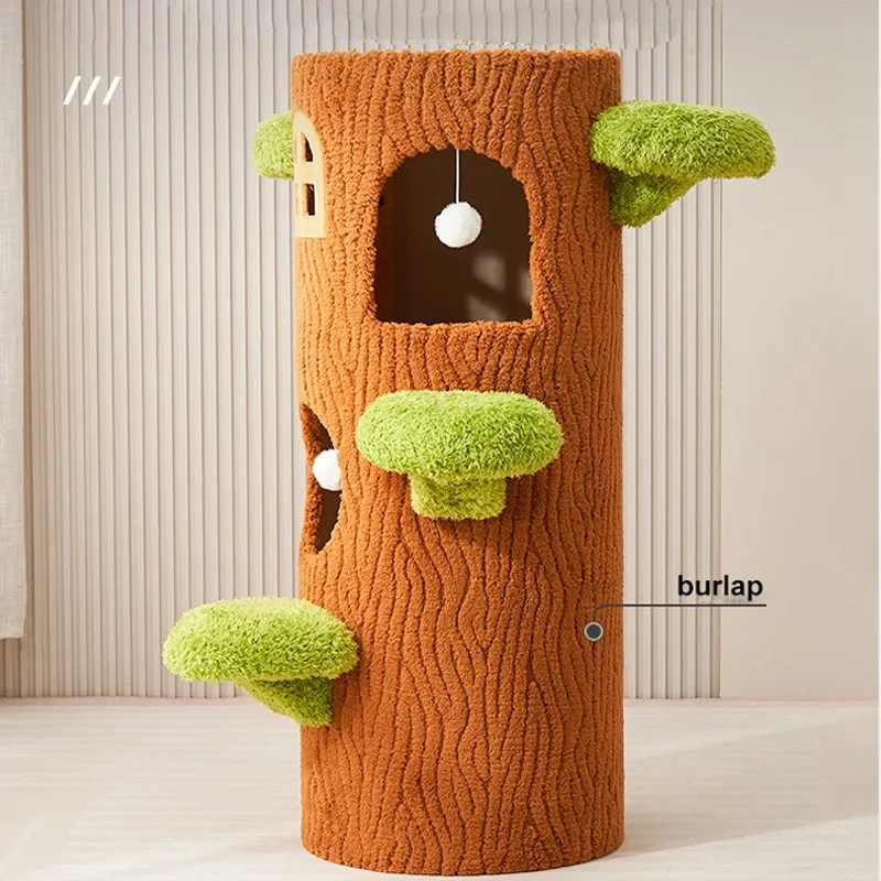 Cozy Large Multi-Level Cat Tree Tower Sisal Scratching Posts Felt Bed Cat Climbing Frame Furniture Toy for Your Feline Friend