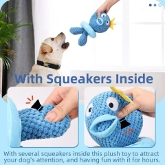 Chew Toys for Dogs Cartoon Squeeze Doll Dog Enrichment Toys Dogs Entertainment Supplies To Reduce Boredom for Pet Shelter Home