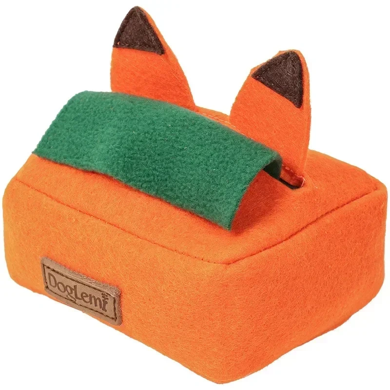 Interactive Sniffing Puppy Toy Tissue Box Nose Work Training Toy for Cats Dogs Snuffle Toys Treat Dog Feeder Pet Playing Toy